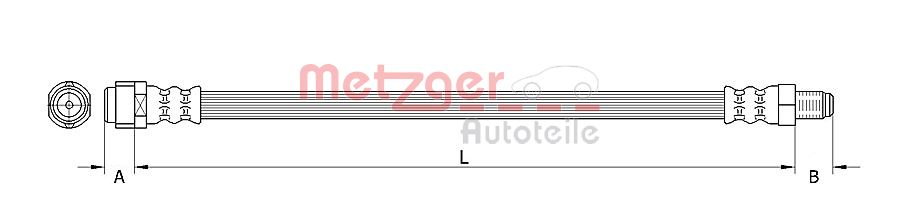 METZGER Gumifékcső 4110126_METZ